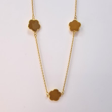 Colar Prata Dourada - Necklaces - Sweet Apple Silver