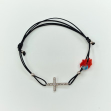 Pulseira com cruz em Prata 925 - Bracelets - Sweet Apple Silver