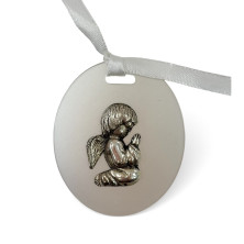 Cradle 925 Silver Fundo White Medal | Sweet Apple