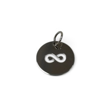 Medalha em Prata 925 Infinito - Silver - Sweet Apple Silver