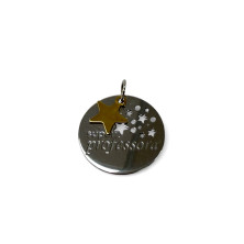 Medalha Prata 925 "Super Professora" - Home - Sweet Apple Silver - Sweet Apple ® Relojoaria | Joalharia | Ourivesaria