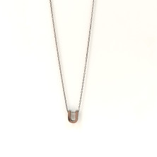 Fio letra U - Necklaces - Sweet Apple Silver