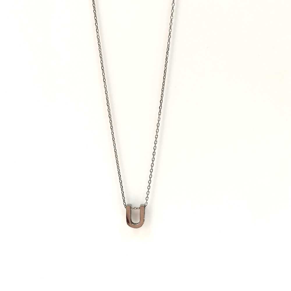 Fio letra U - Necklaces - Sweet Apple Silver