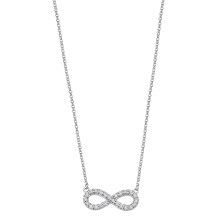 Infinity Lotus Silver Necklace | Sweet Apple