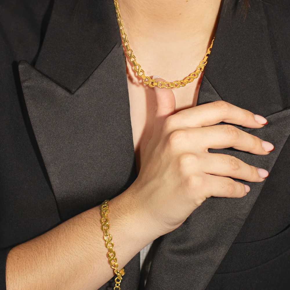 Colar Lotus Style Dourado - Colares / Fios - LOTUS Style - Sweet Apple ® Relojoaria | Joalharia | Ourivesaria