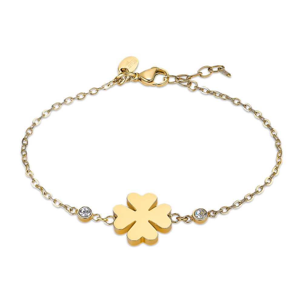 Pulseira Lotus Style Trevo Dourado - Pulseiras - LOTUS Style - Sweet Apple ® Relojoaria | Joalharia | Ourivesaria