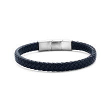 Pulseira Frank 1967 em couro, azul
