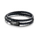 Pulseira FRANK1967, couro com voltas duplas - Bracelets - CO88