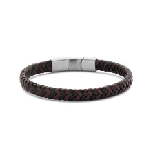 Pulseira FRANK1967, couro trançado bicolor - Bracelets - CO88