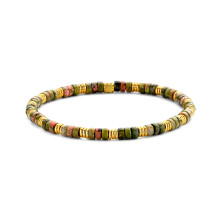 Pulseira FRANK1967, contas em tons neutros - Bracelets - CO88