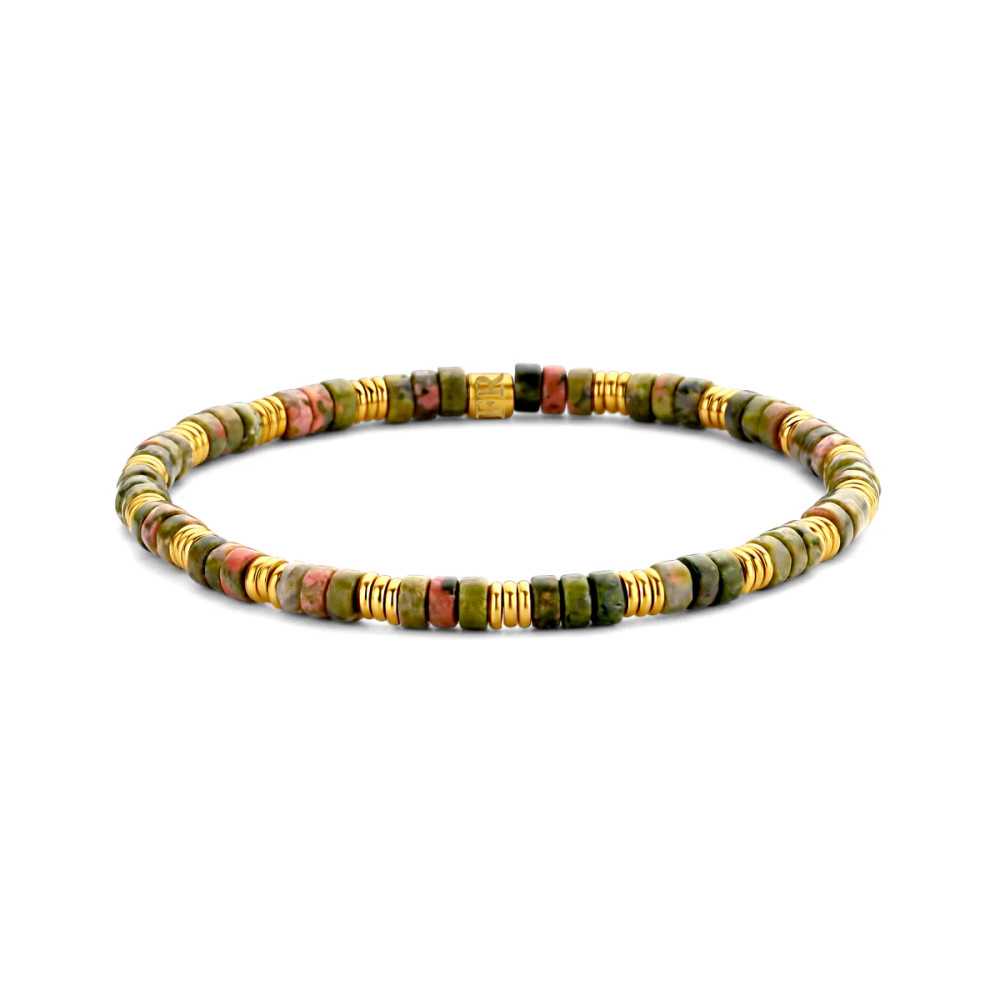 Pulseira FRANK1967, contas em tons neutros - Pulseiras - CO88 - Sweet Apple ® Relojoaria | Joalharia | Ourivesaria