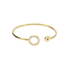 Pulseira QUDO bangle CASSINE dourada