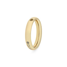 Anel QUDO BASIC dourado