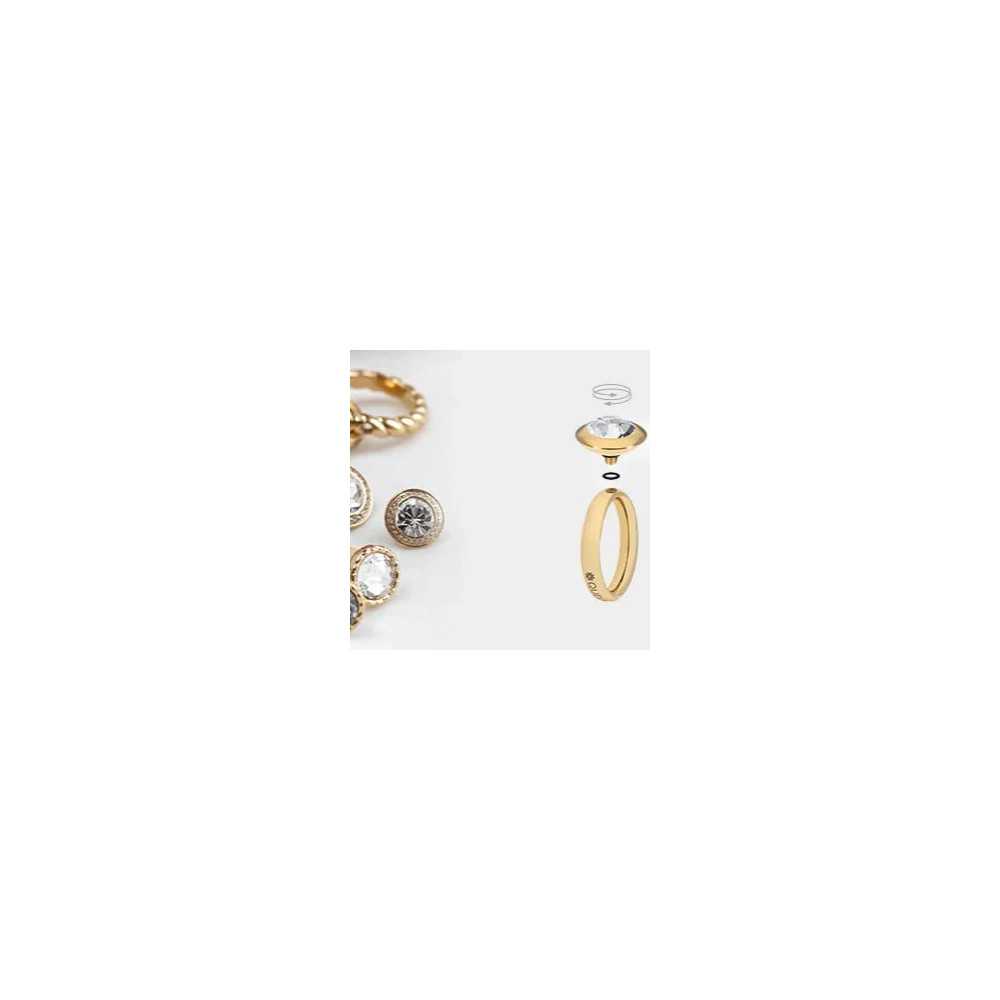 Anel QUDO BASIC dourado