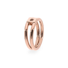 Anel QUDO ROMA rose gold