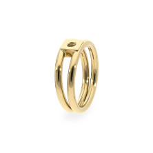 Anel QUDO ROMA dourado