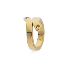Anel QUDO dourado