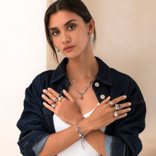 Pulseira QUDO  AMOA dourada