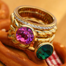 Anel QUDO SAN REMO rose gold