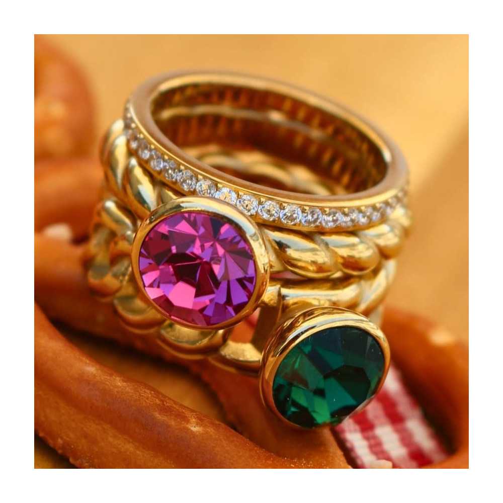 Anel QUDO SAN REMO rose gold