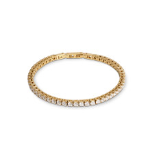 Pulseira dourada com cristais Coeur De Lion
