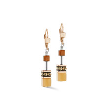 GeoCUBE® Mocha Mousse Coeur Lion Earrings