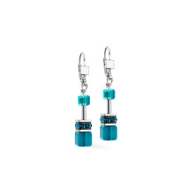 GeoCUBE® Turquesa Coeur Lion Earrings