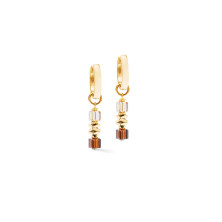 Hoop Wave Cube Flow Coeur Lion Earrings