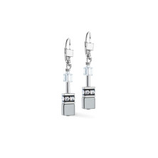 GeoCUBE® Platina Coeur Lion Earrings