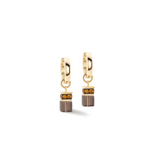 GeoCUBE® Chunky Chain Coeur Lion Earrings