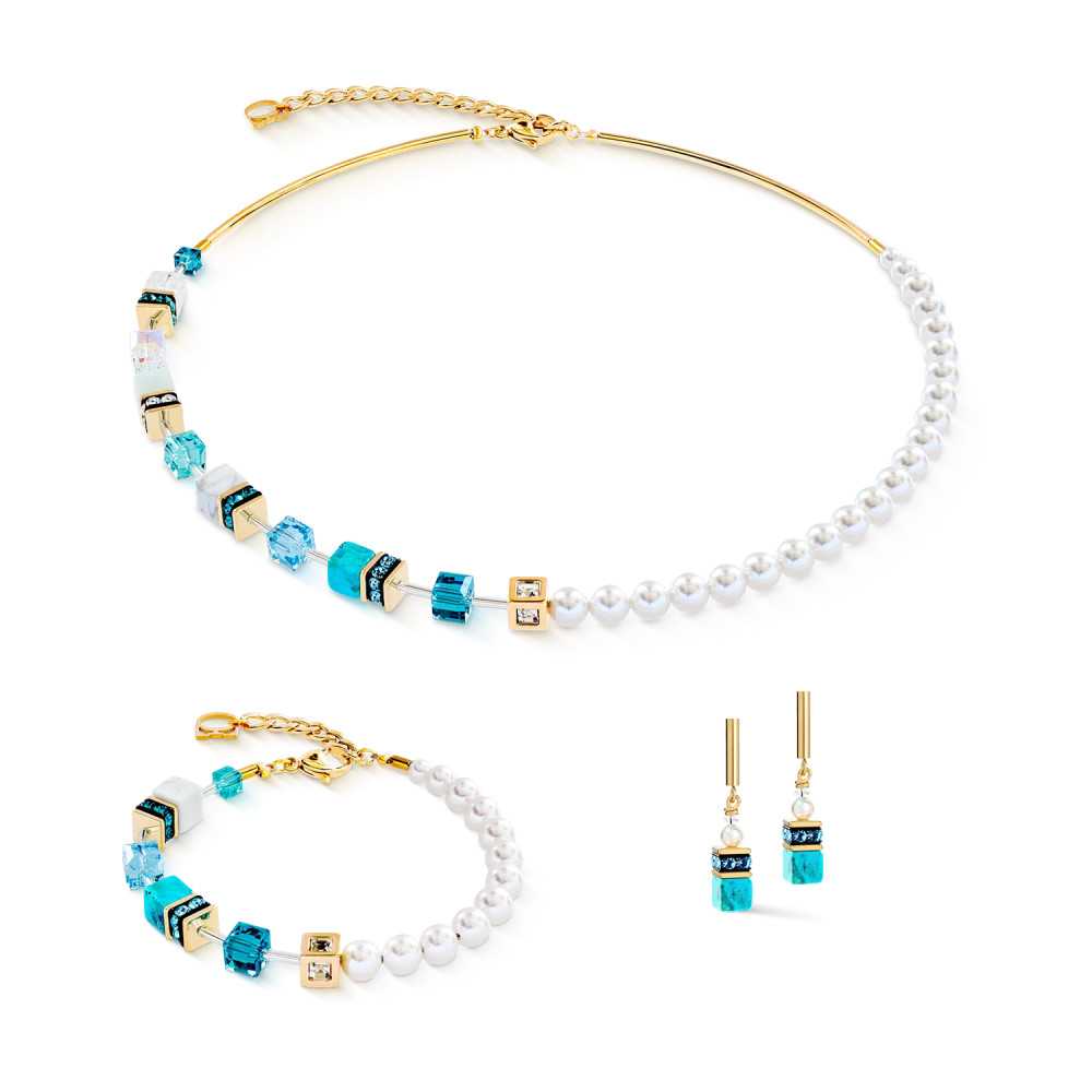 Colar GeoCUBE® Precious Fusion Pearls Coeur de Lion