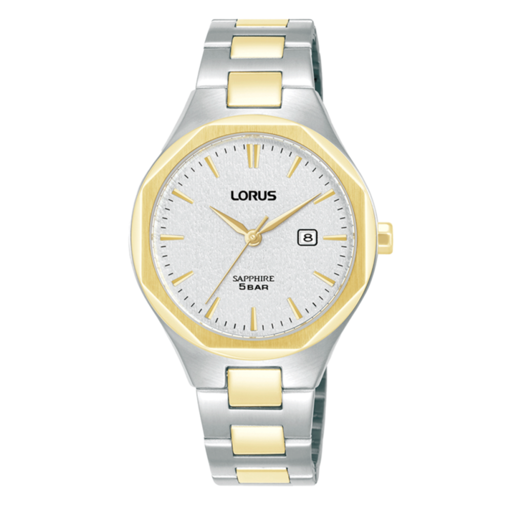 Relógio Ladies Classic Safira Bisel Octog. Bic.