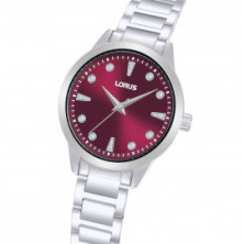 Relógio Ladies Classic Mostrador Bordeaux