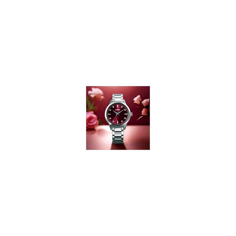 Relógio Ladies Classic Mostrador Bordeaux