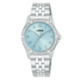 Relógio Ladies Classic Cristais Mostrador Azul