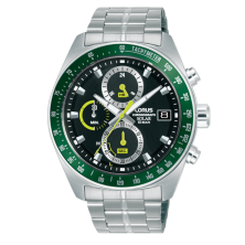 Man Cronógrafo 43mm Mostrador Verde LORUS