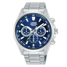Man Sport Cronógrafo Mostrador Azul LORUS