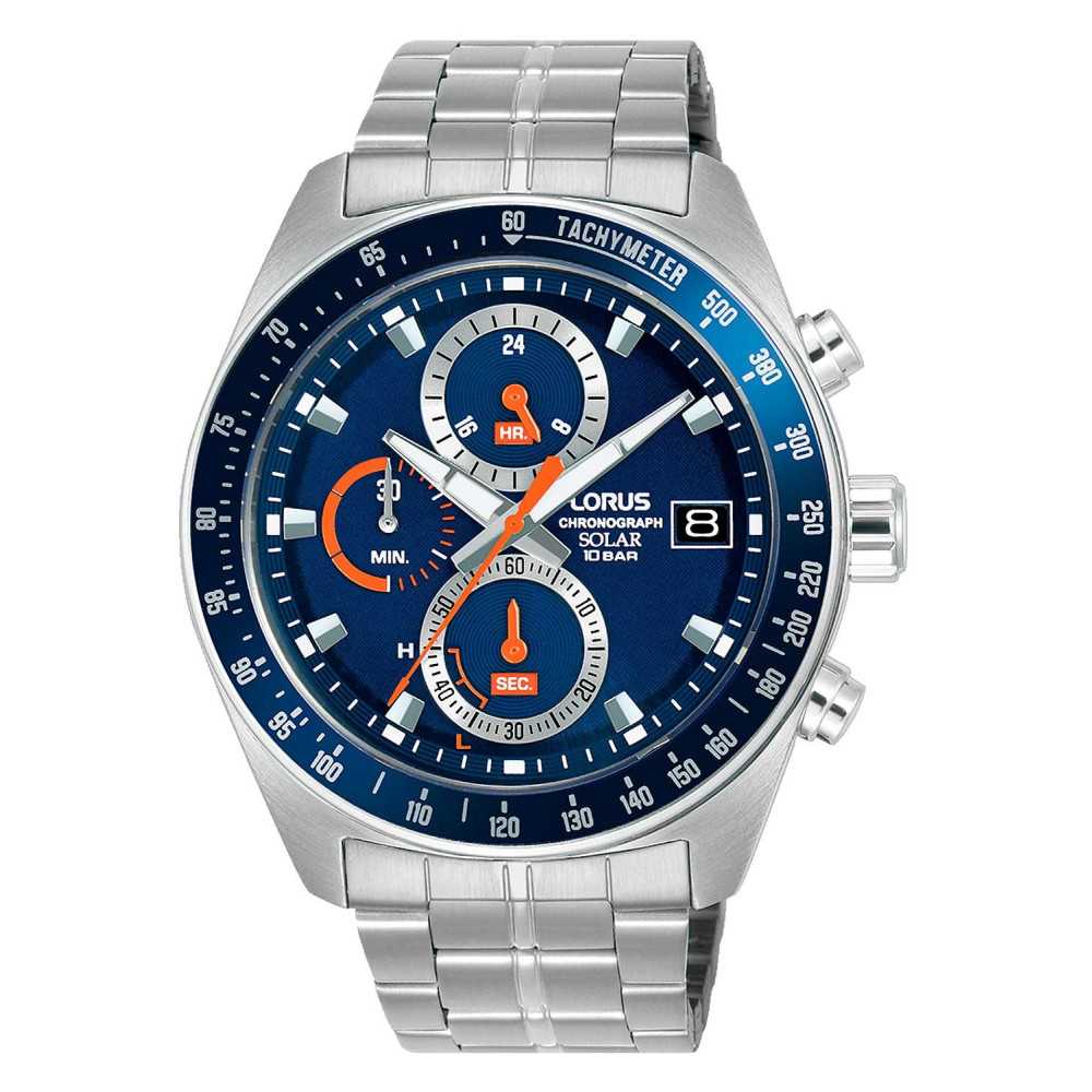 Relógio Man Cronógrafo 43mm Mostrador Azul