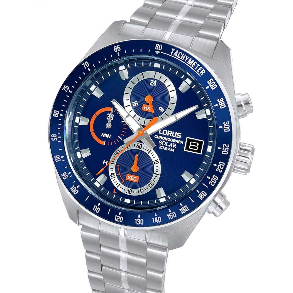 Relógio Man Cronógrafo 43mm Mostrador Azul