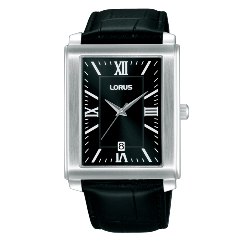 Man Classic Rectangular Romanos Preto