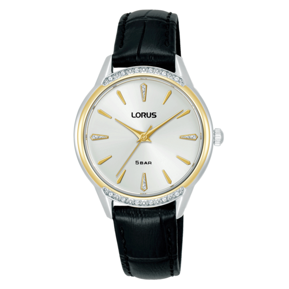 Ladies Classic Fashion Cristais Pele