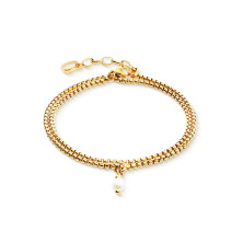 Pulseira Serene Knot Chain dourada