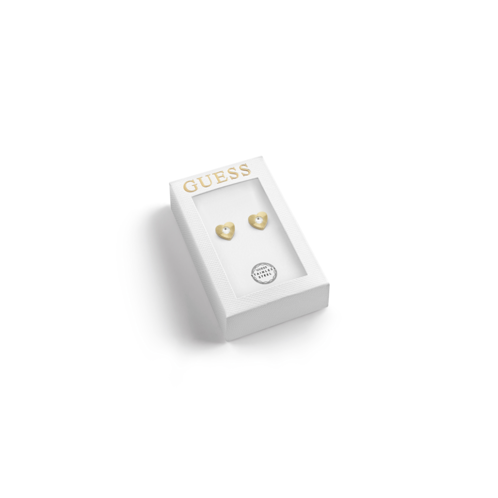 Brincos Guess TOC-HEART & CRYSTAL| Dourados