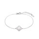 Pulseira flor Lotus Silver Trendy