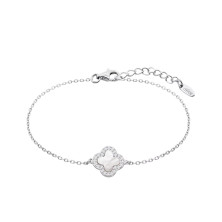 Pulseira flor Lotus Silver Trendy