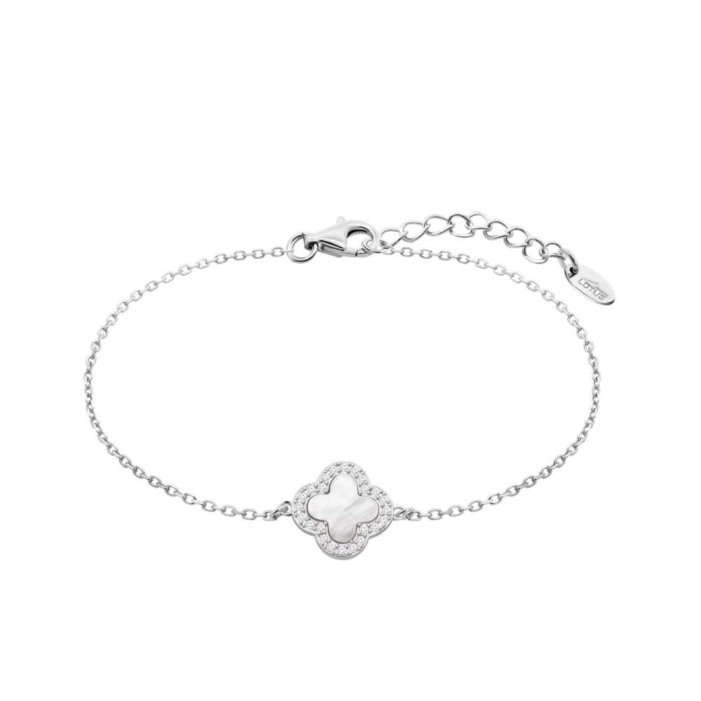 Pulseira flor Lotus Silver Trendy
