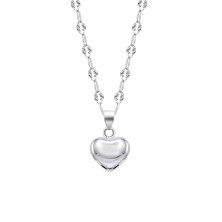 Colar coração Lotus Silver