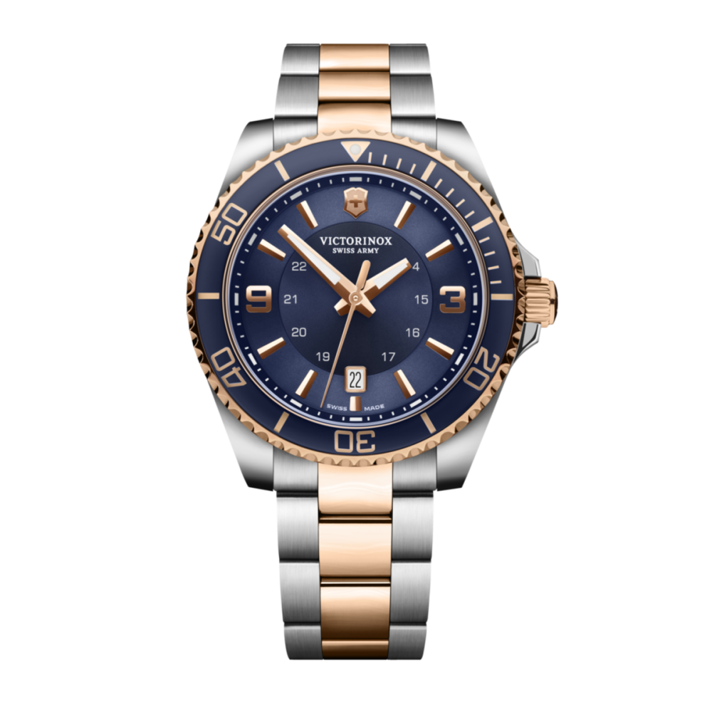 RELÓGIO MAVERICK GENT BLUE DIAL, SS/IPRG