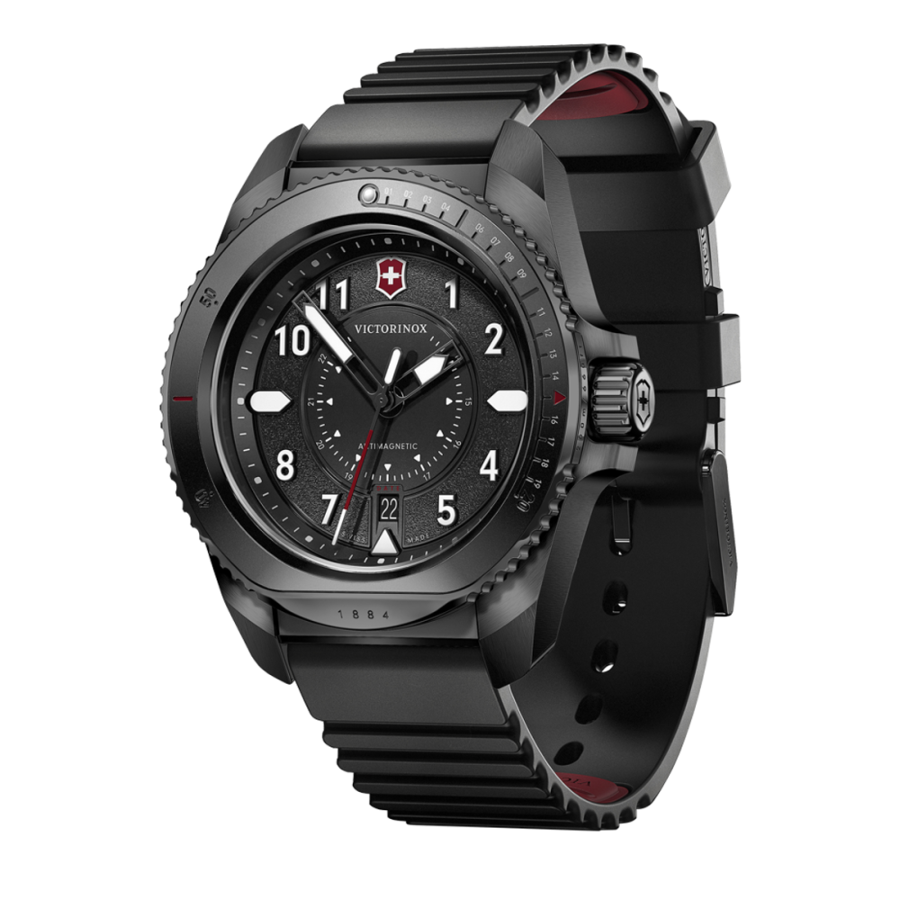 RELÓGIO JOURNEY 1884 BLACK CASE, DIAL & RUBBER