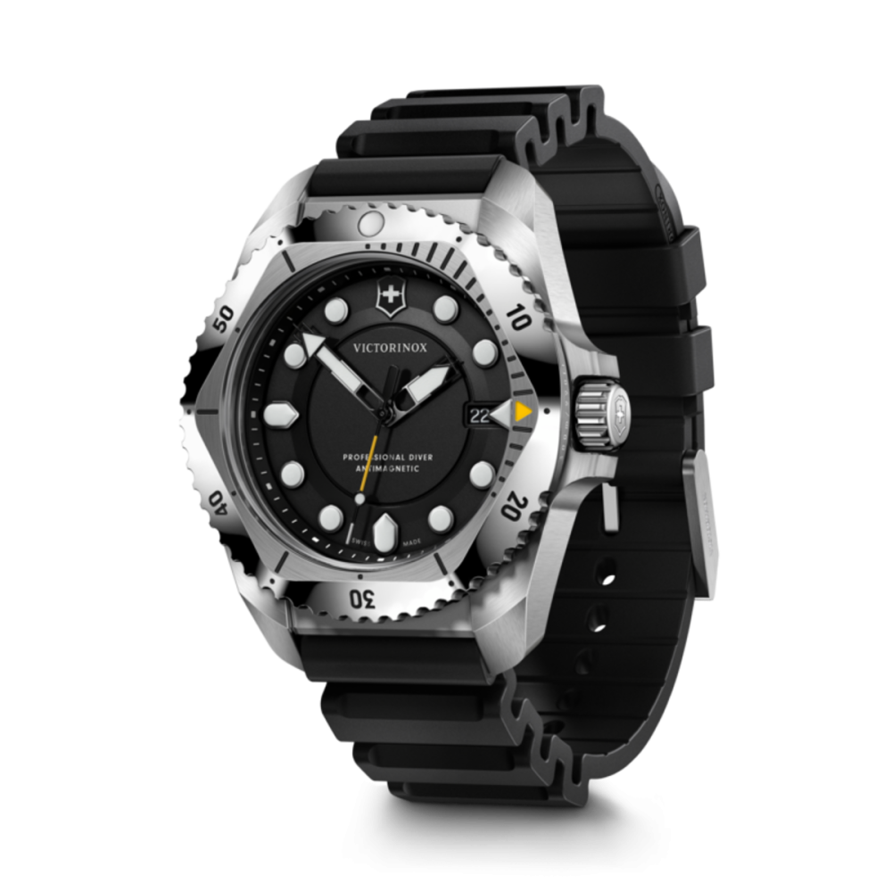 RELÓGIO DIVE PRO SS BLACK DIAL